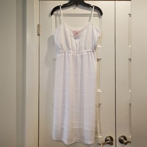 White sun dress